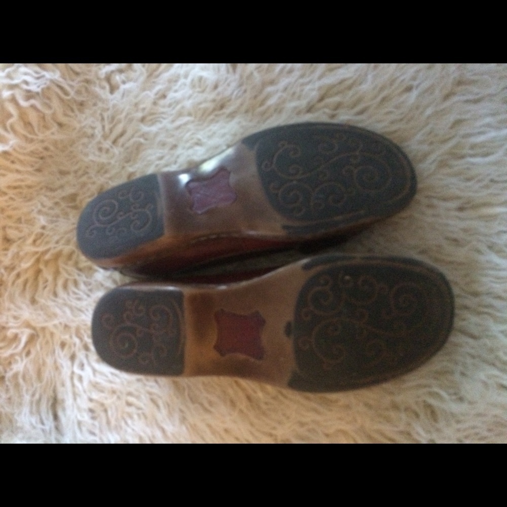 Born Preppy collegiate vibe Burgundy Red Leather Loafer Size 8 - Picture 4 of 4